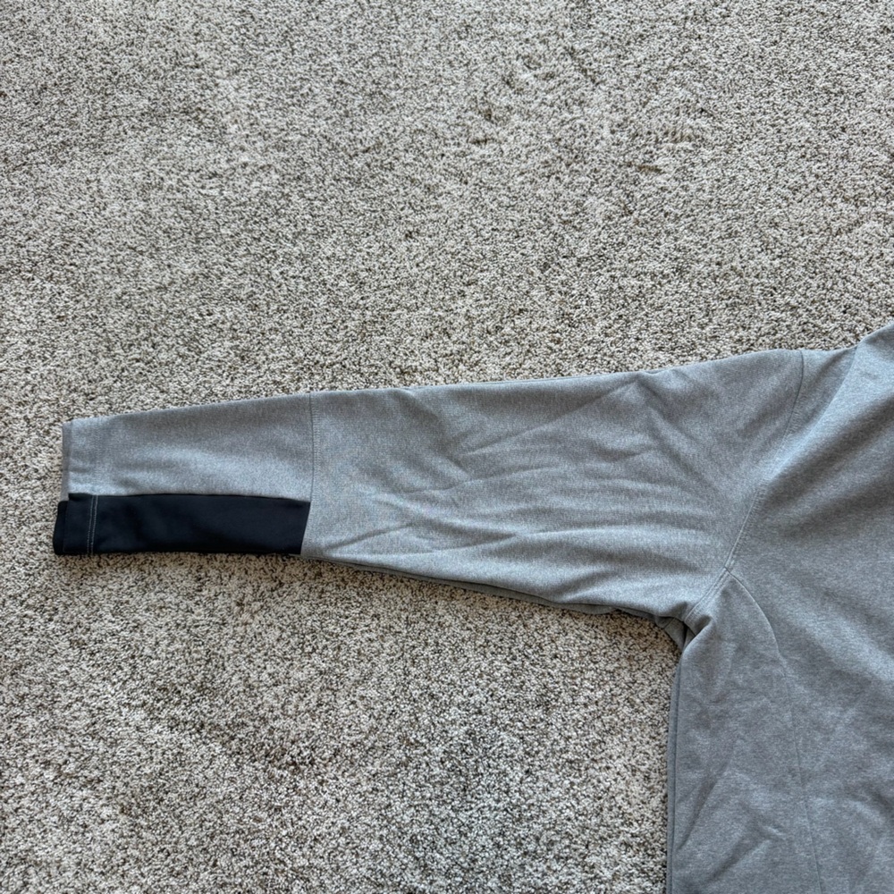 The North Face 1/4 Zip Pullover Men’s Large Gray Performance Sweatshirt CY1198 - Picture 6 of 9
